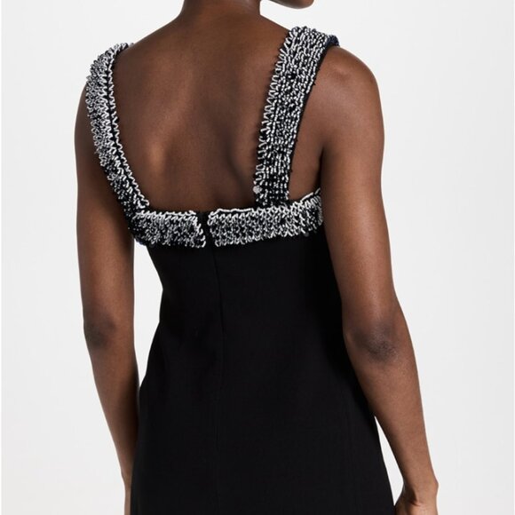 Johnathon Simkhai - Nada Embellishment Crepe Mini Dress NWT - Picture 2 of 7